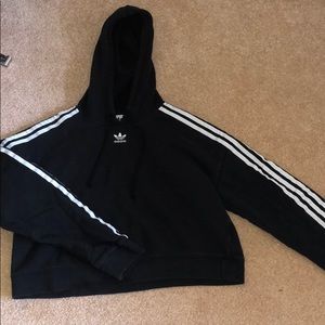 Cropped adidas hoodie